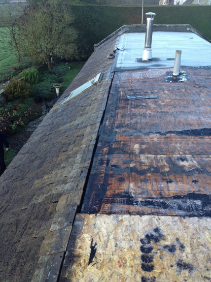 2. Cotswold Roof - Water Damage to Flat Roof